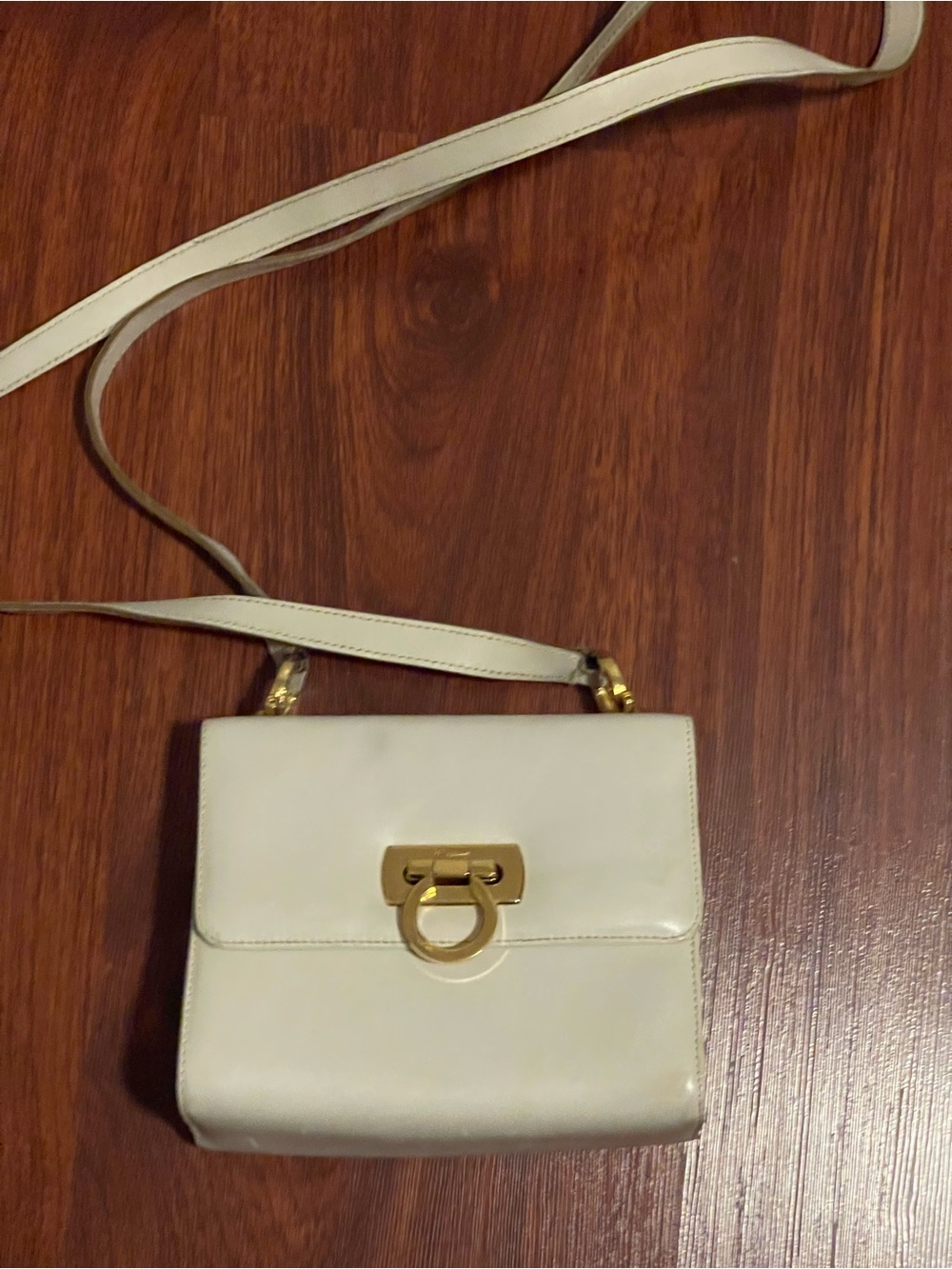 salvatore ferragamo bag Cream Small Crossbody